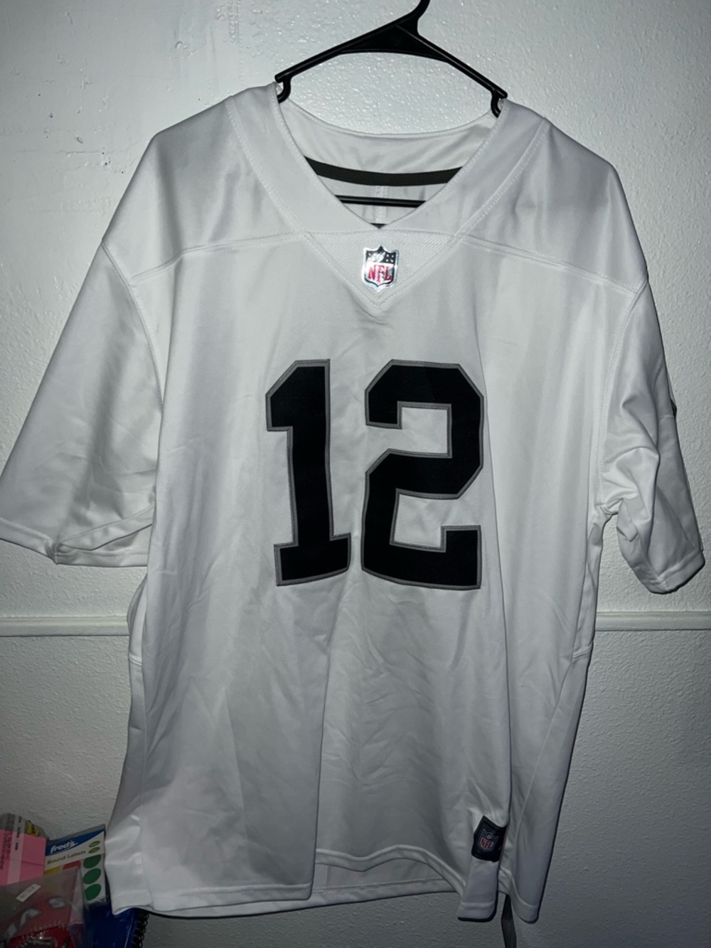 NFL Men's White #12 Football Jersey